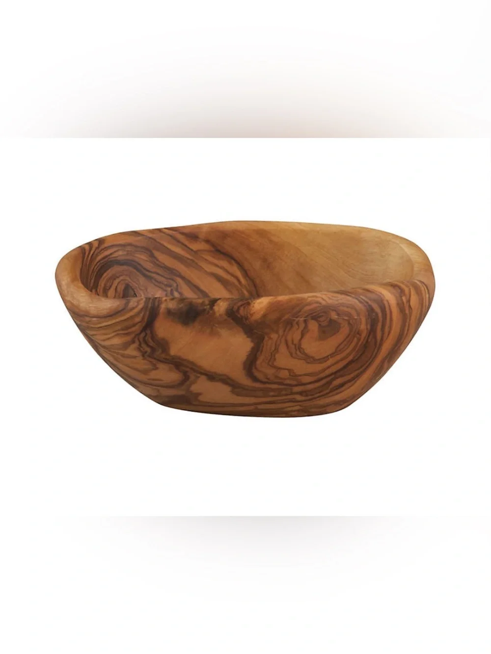 Crate & Barrel Olivewood Mini Nibble Bowls ~ Set Of 4